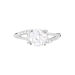 Bague Conception Argent Blanc Oxyde De Zirconium - Bagues solitaires Femme | Histoire d’Or