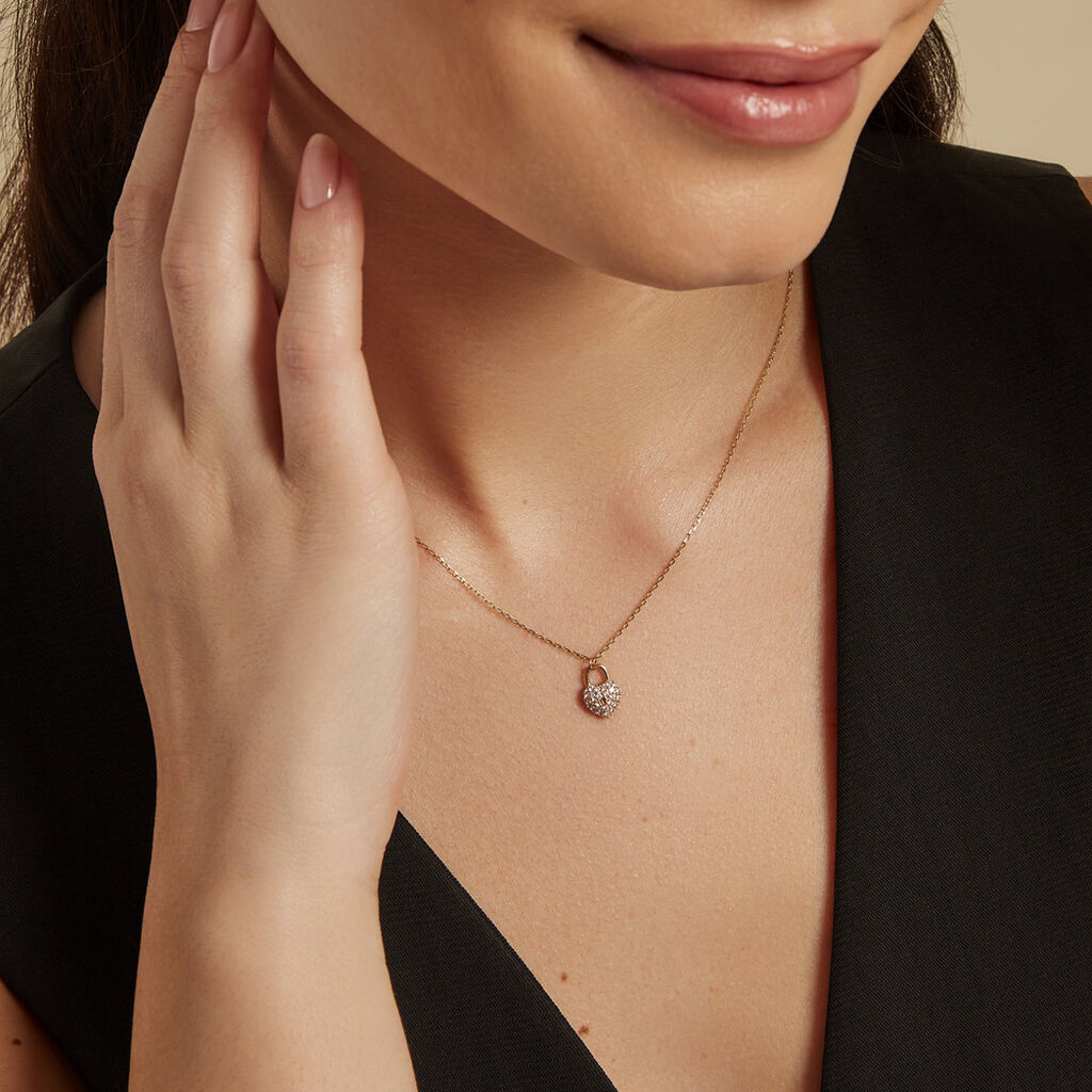 Collier Lucrezio Or Jaune Oxyde De Zirconium - Colliers Femme | Histoire d’Or