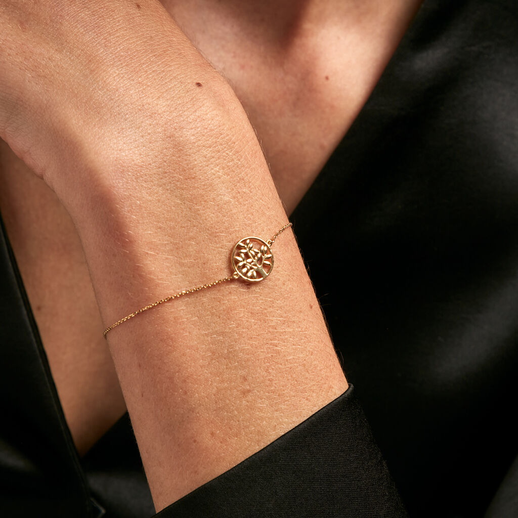 Bracelet Dahlila Or Jaune - Bracelets Femme | Histoire d’Or