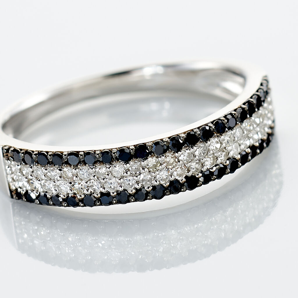 Bague Maissara Or Blanc Diamant - Bagues avec pierre Femme | Histoire d’Or