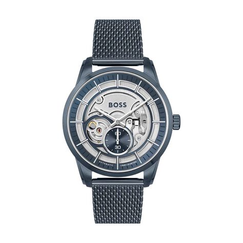 Montre Boss Sophio Auto Bleu - Montres Homme | Histoire d’Or