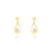 Boucles D'oreilles Pendantes Phaenna Or Jaune Oxyde De Zirconium - Boucles d'oreilles pendantes Femme | Histoire d’Or