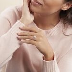 Bague Solitaire Titemae Argent Blanc Oxyde De Zirconium - Bagues solitaires Femme | Histoire d&rsquo;Or