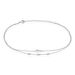 Chaîne De Cheville Aurelio Argent Blanc Oxyde De Zirconium - Bijoux Infini Femme | Histoire d’Or