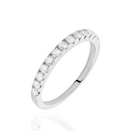 Alliance Pristina Or Blanc Diamant - Alliances Femme | Histoire d’Or