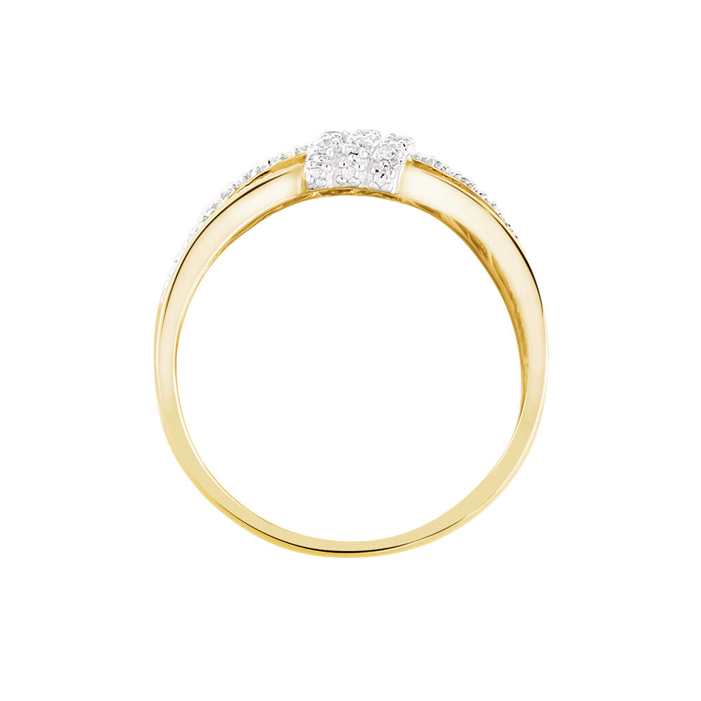 Bague Lucilla Or Jaune Diamant - Bagues avec pierre Femme | Histoire d’Or