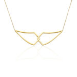 Collier Sautoir Adelind Acier Jaune - Sautoirs Femme | Histoire d&rsquo;Or