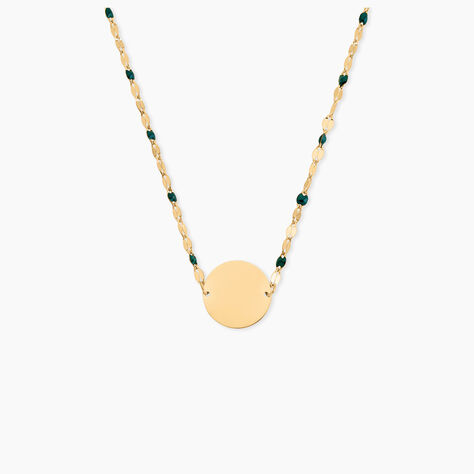 Collier Basteria Argent Dor&eacute; A L'Or 750/1000 - Bijoux sans pierre Femme | Histoire d&rsquo;Or