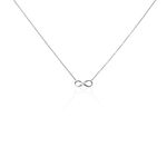 Collier Nohemi Argent Blanc Oxyde De Zirconium - Colliers fantaisie Femme | Histoire d&rsquo;Or