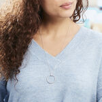 Collier Sautoir Sowa Argent Blanc Oxyde De Zirconium - Sautoirs Femme | Histoire d&rsquo;Or