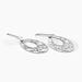 Boucles D'oreilles Pendantes Guenaelle Argent Blanc - Bijoux Coeur Femme | Histoire d&rsquo;Or