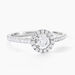 Bague Or Blanc Cadence Diamants - Bagues solitaires Femme | Histoire d&rsquo;Or