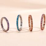 Bague Rio Santa Teresa Argent Rose Oxyde De Zirconium - Bagues avec pierre Femme | Histoire d&rsquo;Or