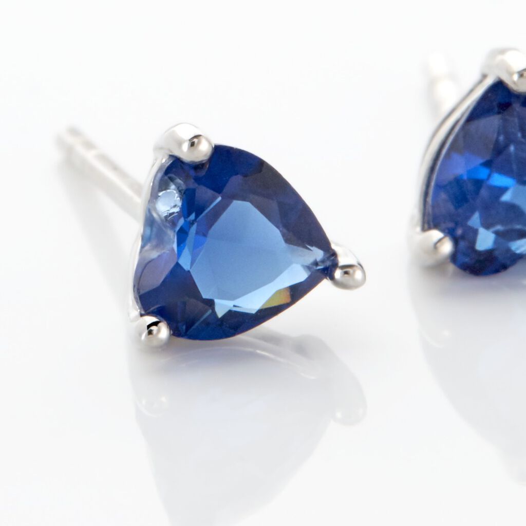 Boucles D'oreilles Kelvyn Argent Blanc Oxyde - Boucles d'oreilles fantaisie Femme | Histoire d’Or