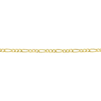 Collier Cameo Maille Alternée 1/3 Or Jaune