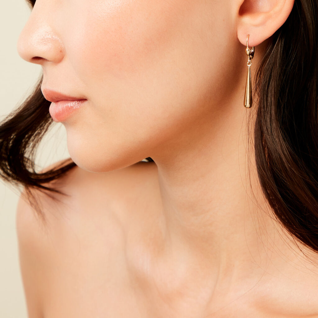 Boucles D'Oreilles Pendantes Botum Or Jaune - Boucles d'oreilles pendantes Femme | Histoire d&rsquo;Or