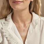 Collier Paz Argent Blanc - Ras de cou Femme | Histoire d&rsquo;Or