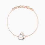 Bracelet Argent Bicolore Serapis Oxyde De Zirconium - Bracelets Femme | Histoire d&rsquo;Or