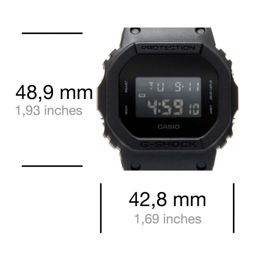 Montre Casio G-shock Black & White Noir - Montres Homme | Histoire d’Or