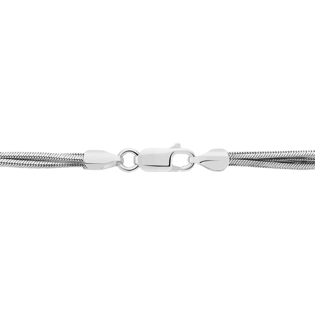 Collier Benedicta Argent Blanc - Colliers Femme | Histoire d’Or