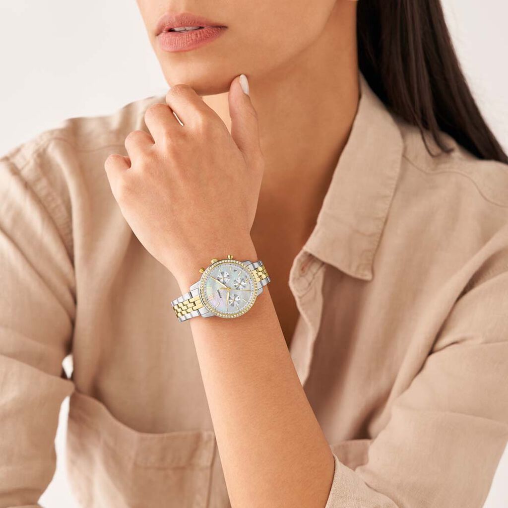 Montre Fossil Neutra Blanc - Montres Femme | Histoire d’Or