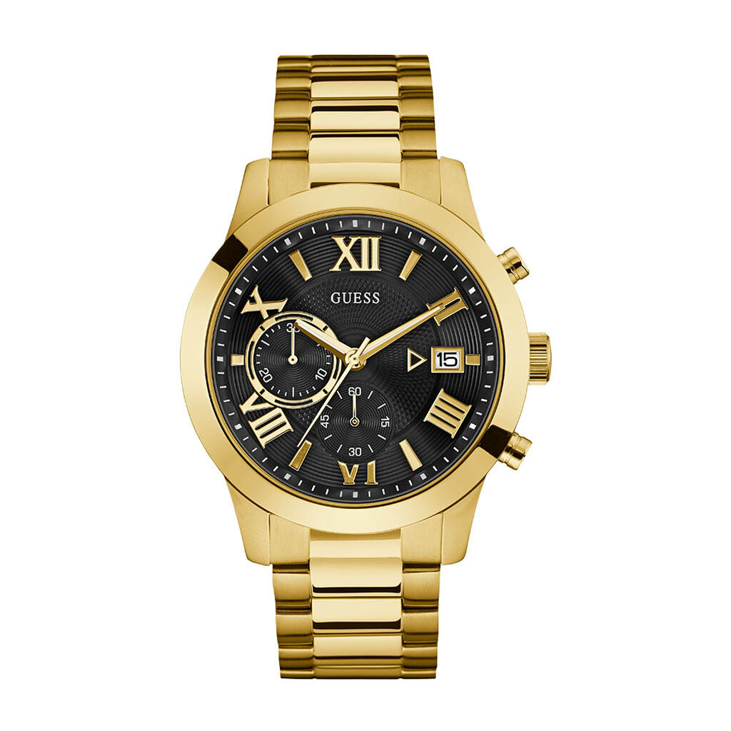 Montre Guess Atlas Noir - Montres Homme | Histoire d’Or