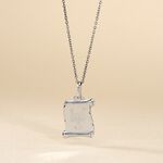 Pendentif Zodiaque Parchemin Argent Blanc - Pendentifs Zodiaque Famille | Histoire d&rsquo;Or