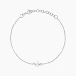 Bracelet Eclat d'Aurore Argent Blanc Oxyde De Zirconium - Bracelets Femme | Histoire d&rsquo;Or