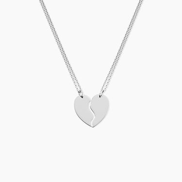 Collier Abrar Argent Blanc