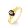 Bague Candice Or Jaune Quartz