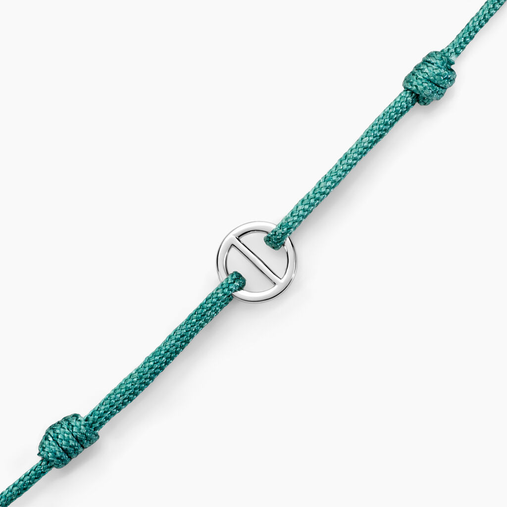 Bracelet Brix Argent Blanc - Bracelets cordon Homme | Histoire d’Or