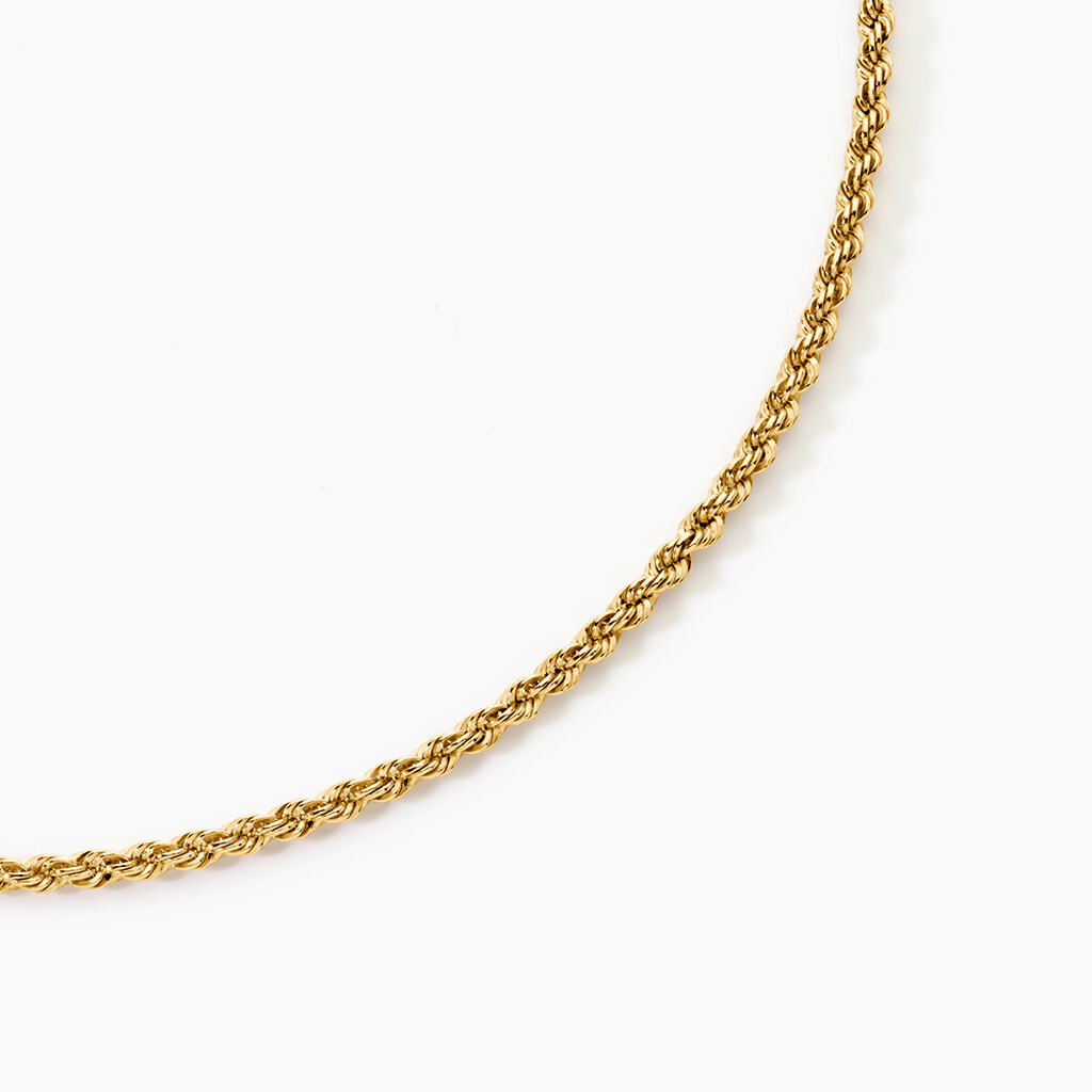 Collier Cordelia Argent Dor&eacute; A L'Or 750/1000 - Bijoux sans pierre Femme | Histoire d&rsquo;Or