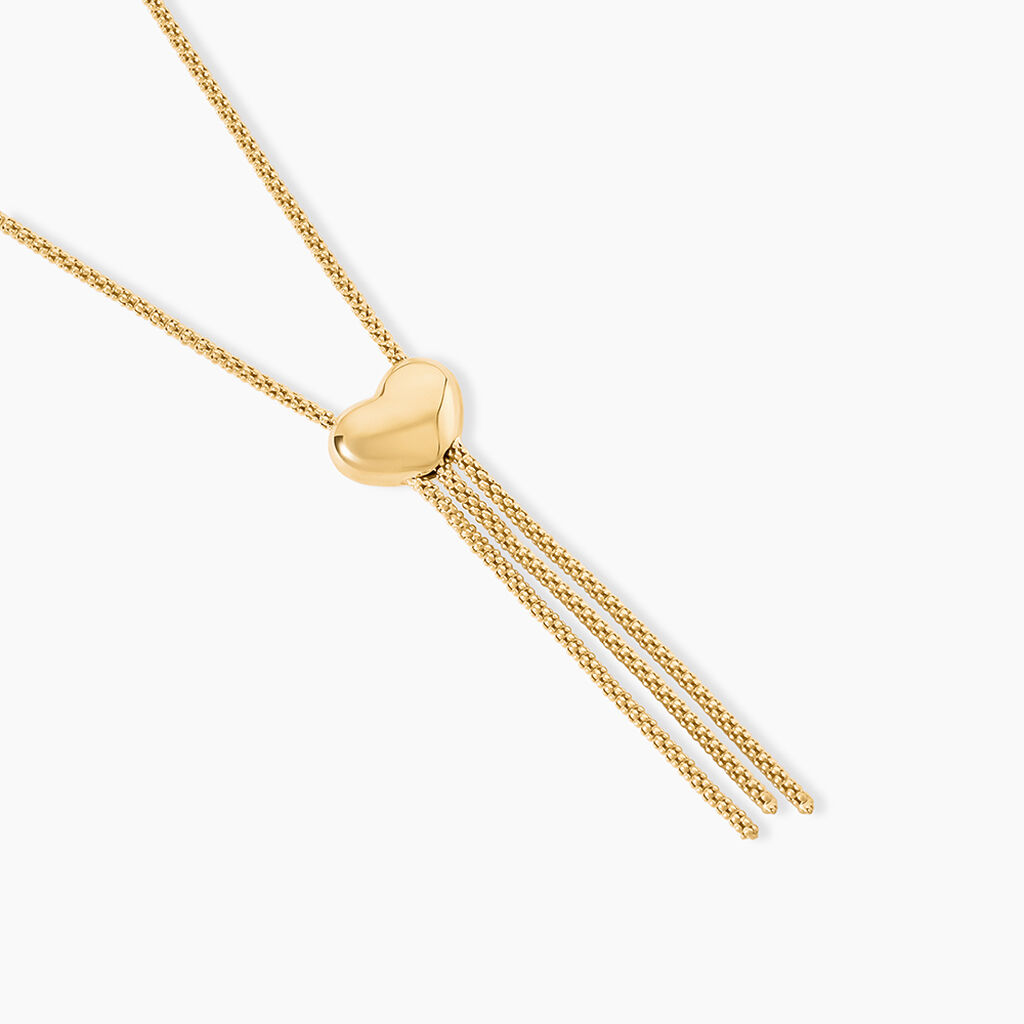 Collier Johana Argent Dor&eacute; A L'Or 750/1000 - F&ecirc;te des m&egrave;res Femme | Histoire d&rsquo;Or