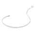 Bracelet Capucin Maille Marine Plate Or Blanc - Bracelets chaîne Femme | Histoire d’Or