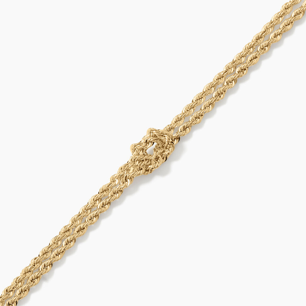 Bracelet Jerry Or Jaune - Bracelets chaîne Femme | Histoire d’Or