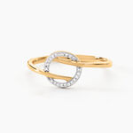 Bague Thealane Or Jaune Diamant - Bagues avec pierre Femme | Histoire d&rsquo;Or