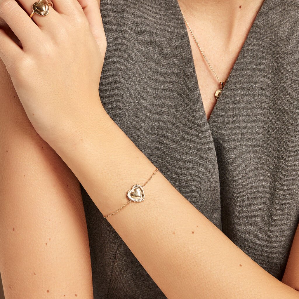 Bracelet Vasthie Plaque Or Jaune - Bracelets Femme | Histoire d’Or