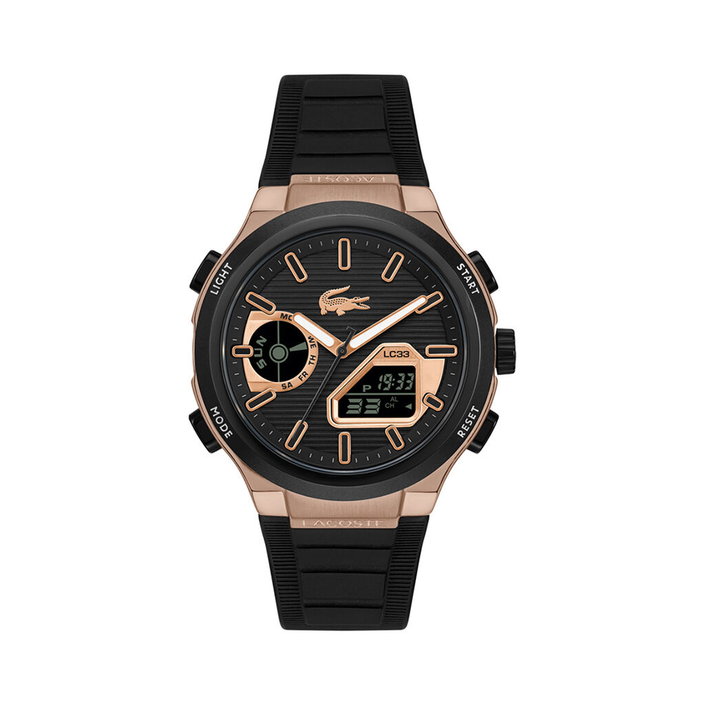 Montre Lacoste Lc33 Noir - Montres Homme | Histoire d&rsquo;Or