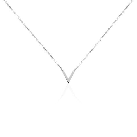 Collier Velda Argent Blanc - Colliers fantaisie Femme | Histoire d&rsquo;Or