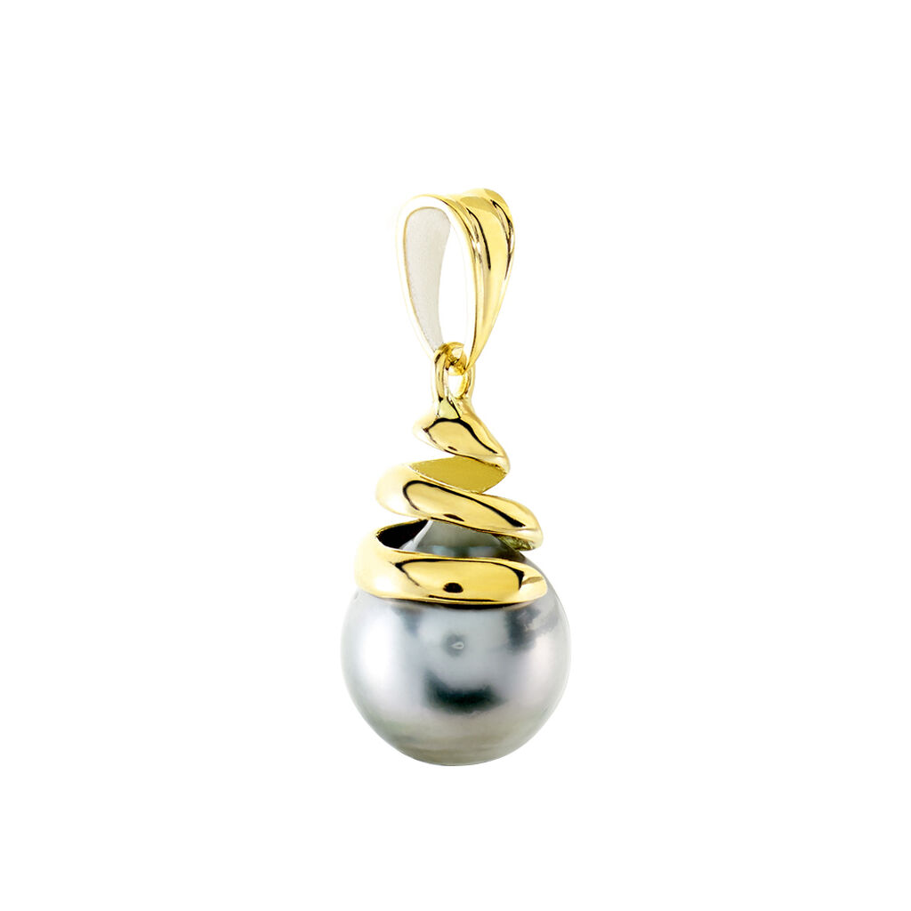 Pendentif Acme Or Jaune Perle De Culture De Tahiti - Pendentifs Femme | Histoire d’Or