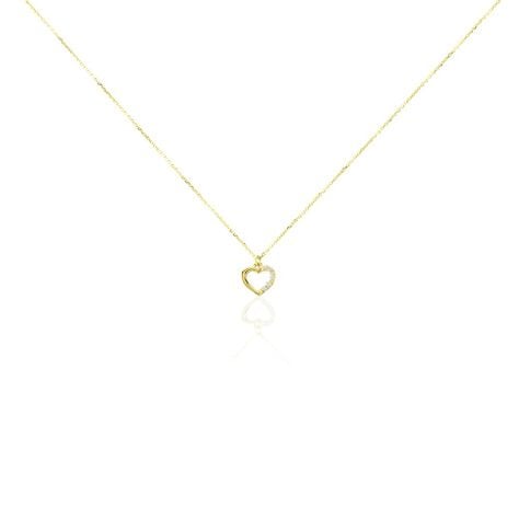 Collier Or Jaune Vehanouche Oxydes De Zirconium - Colliers Enfant | Histoire d’Or