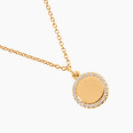 Collier Nehemiah Plaque Or Oxyde De Zirconium - Colliers fantaisie Femme | Histoire d&rsquo;Or