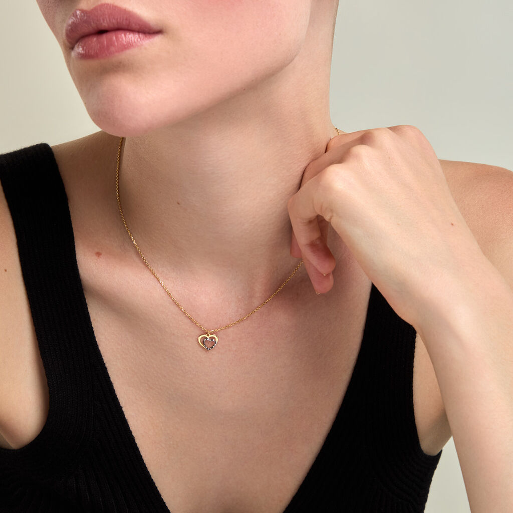 Collier Urzili Argent Dor&eacute; A L'Or 750/1000 - F&ecirc;te des m&egrave;res Femme | Histoire d&rsquo;Or
