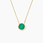 Collier Lucky Gems Or Jaune Malachite - Colliers Femme | Histoire d&rsquo;Or