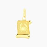 Pendentif Lamie Zodiaque Parchemin Or Jaune - Pendentifs Zodiaque Famille | Histoire d&rsquo;Or