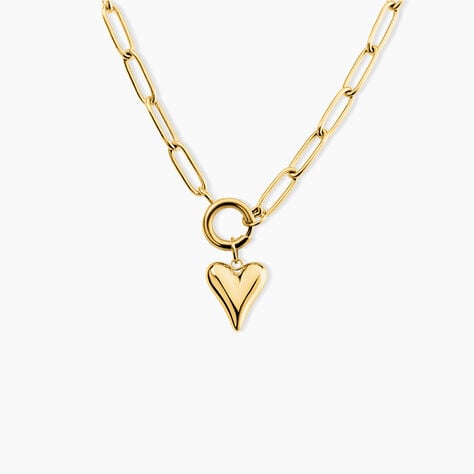 Collier Awa Acier Jaune - F&ecirc;te des m&egrave;res Femme | Histoire d&rsquo;Or