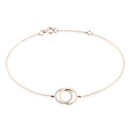 Bracelet Or Rose Tresha Diamants - Bracelets Femme | Histoire d’Or