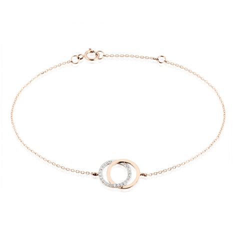 Bracelet Or Rose Tresha Diamants - Bracelets Femme | Histoire d’Or