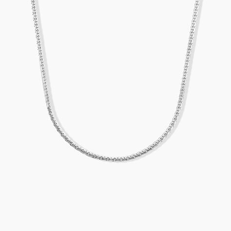 Collier Ivy Maille Haricot Or Blanc - Chaines Femme | Histoire d’Or