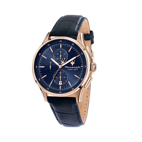 Montre Maserati Sorpasso Bleu - F&ecirc;te des p&egrave;res Homme | Histoire d&rsquo;Or